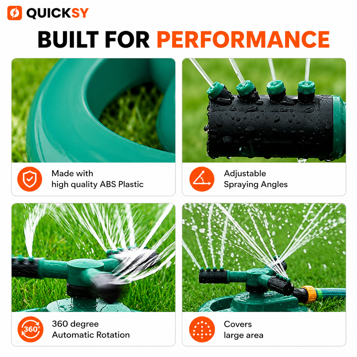 360° ROTATION GARDEN SPRINKLER