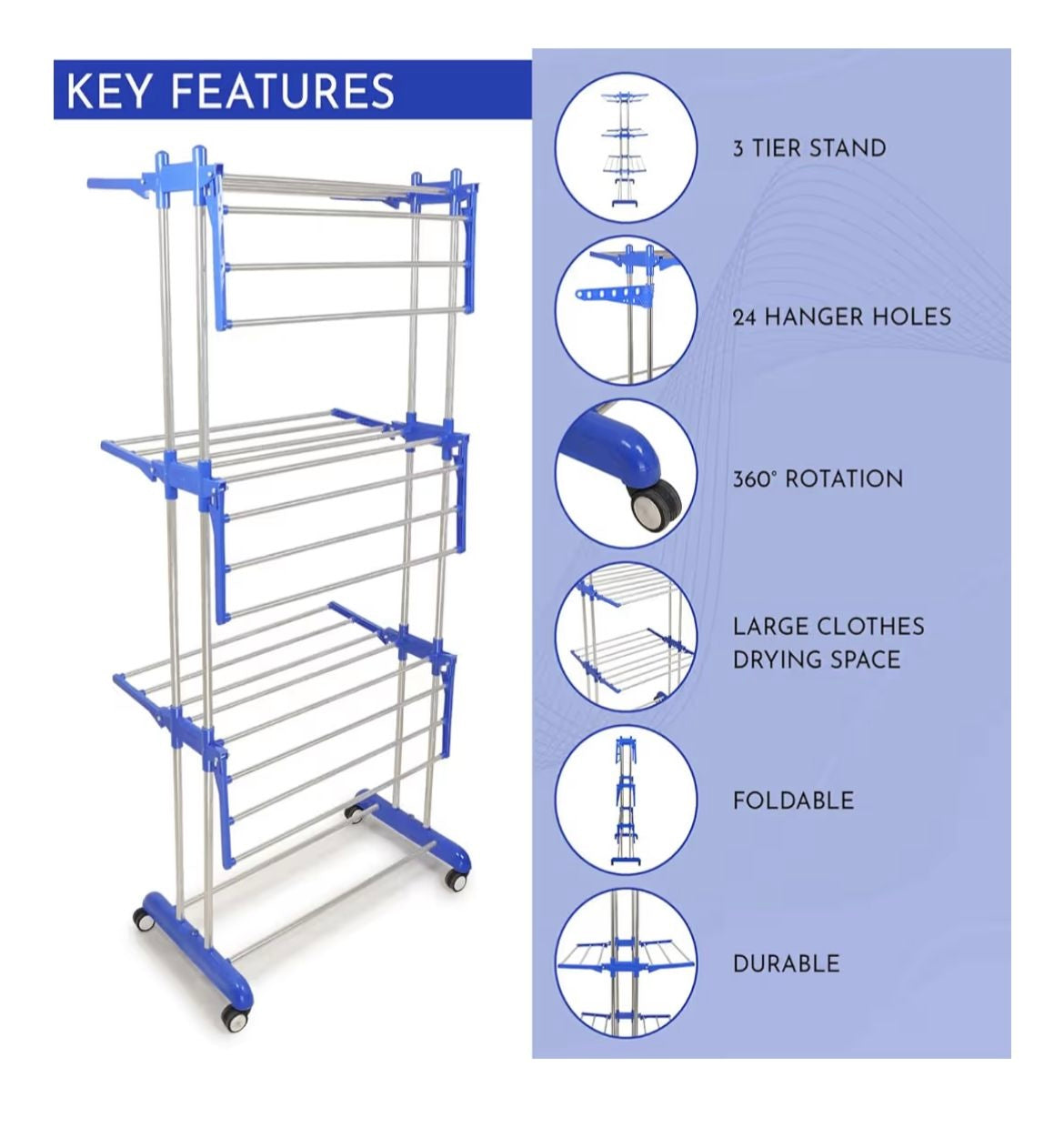 Premium Clothes Drying Stand