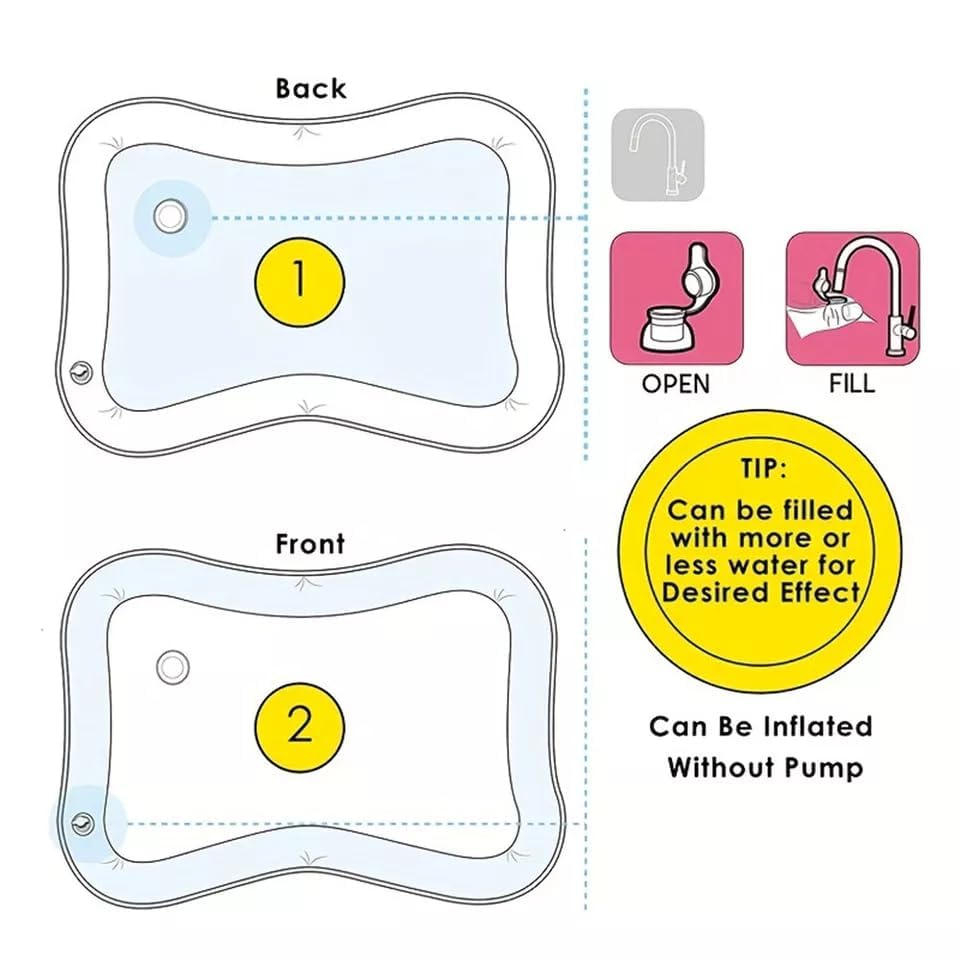AquaGlow Sensory Play Pad  For  3-12 Months ( 14000+ Sold )