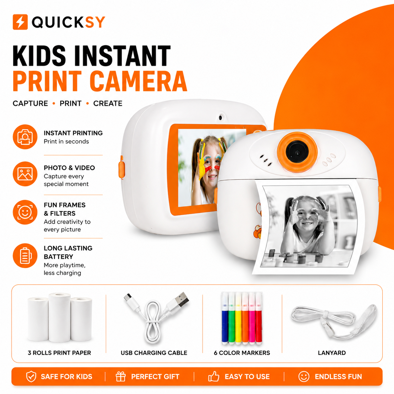 Instant Print Camera