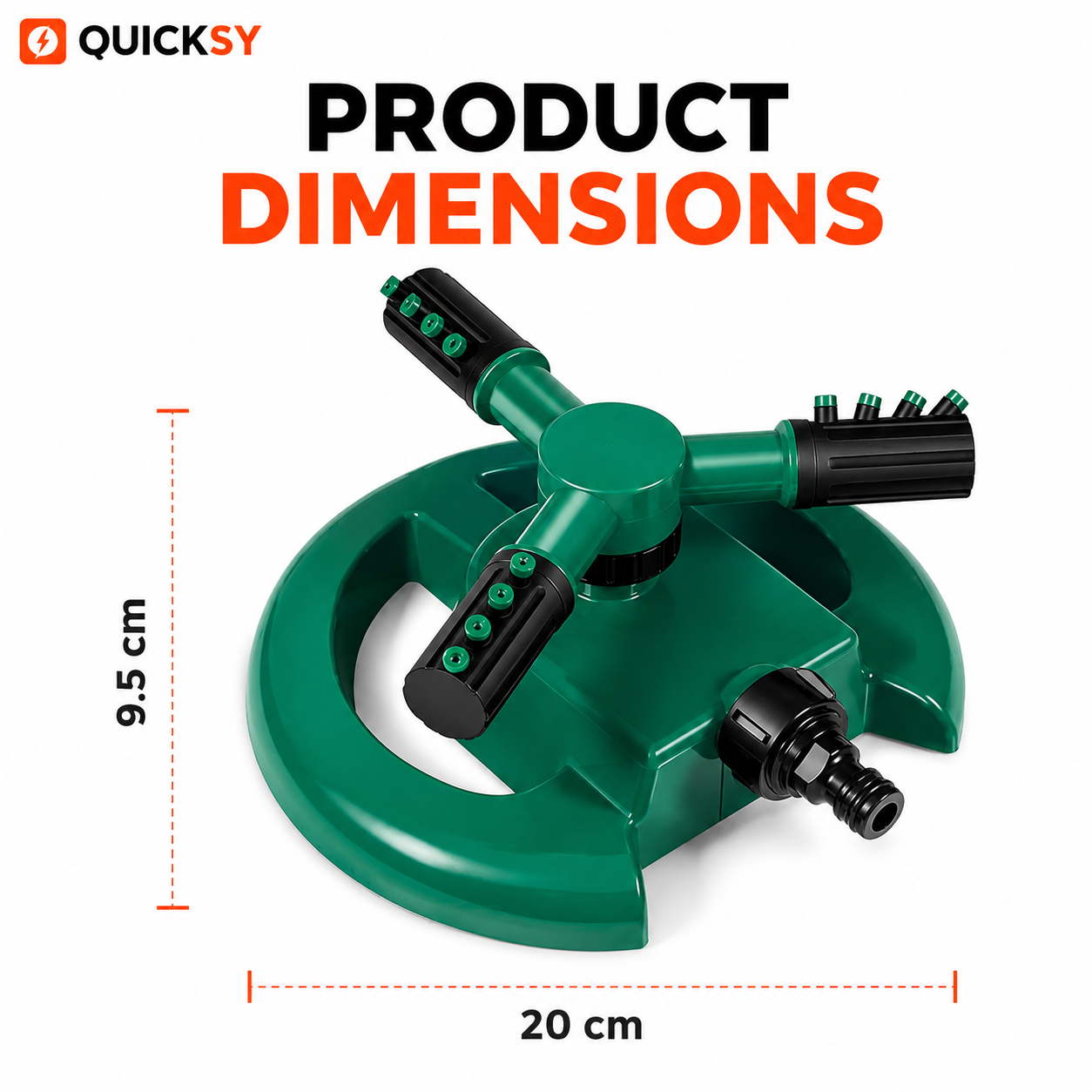 360° ROTATION GARDEN SPRINKLER