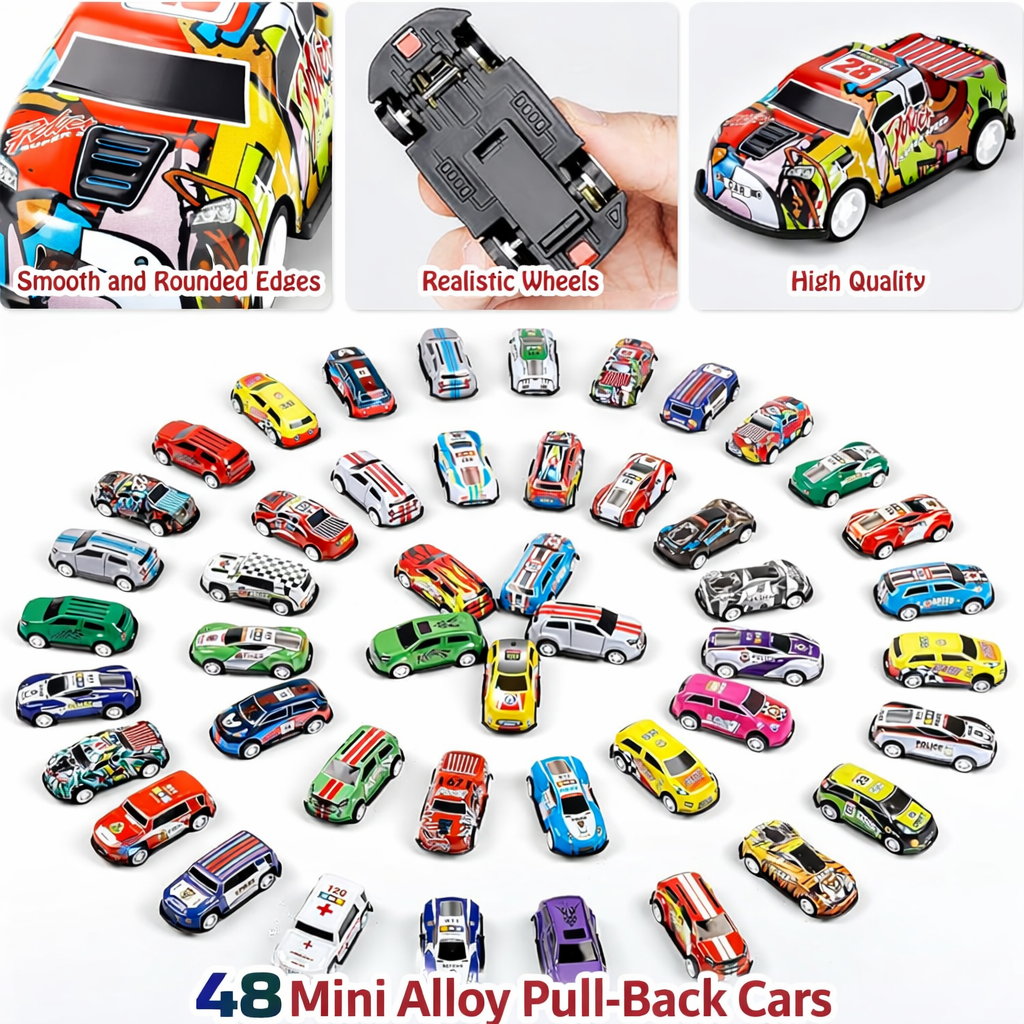Quicksy Racer Vault  Screen-Free Play (48-Car Edition) ( 20,000+ Sold )