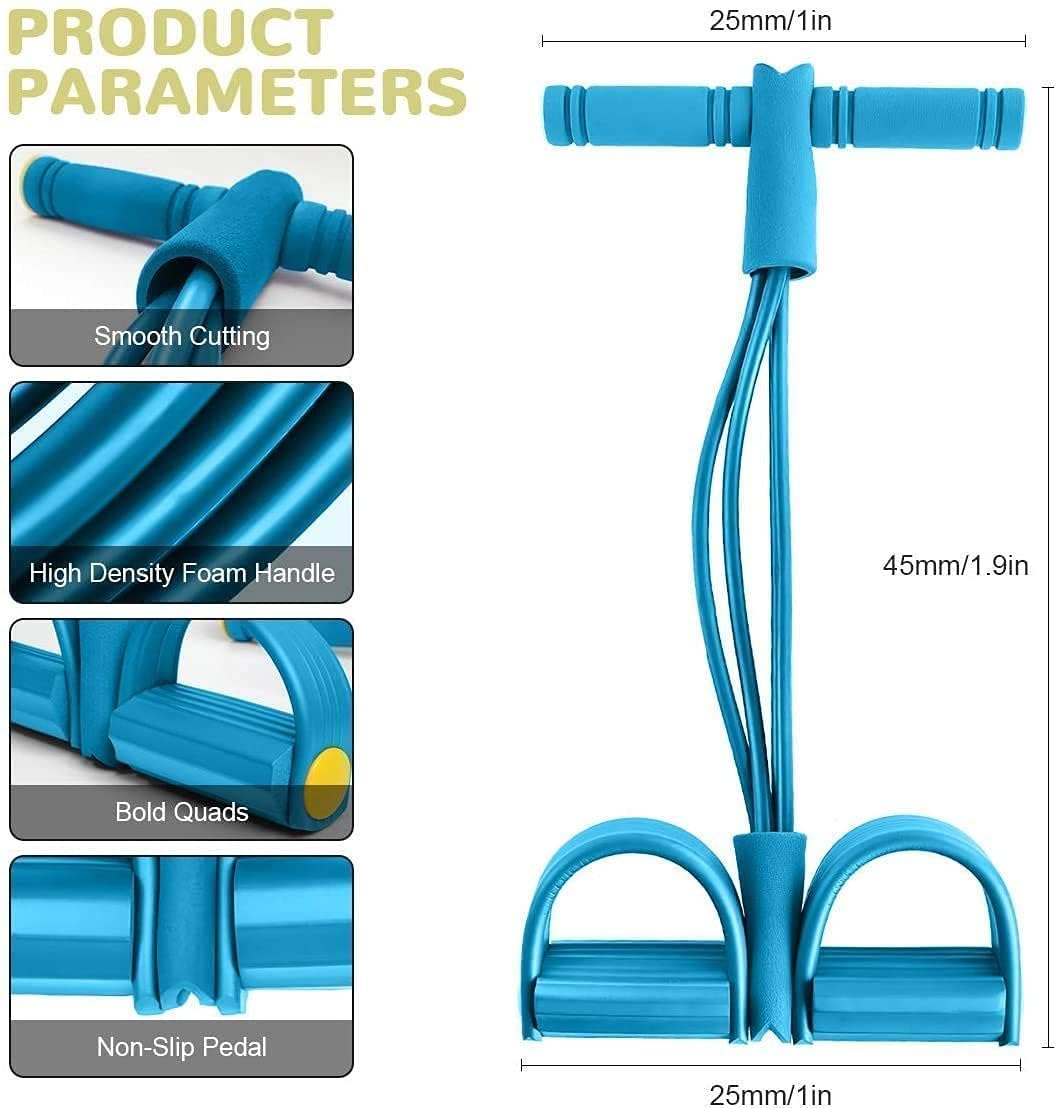 Full Body Pedal Resistance Band Trainer – Unisex ( 20,000+ Sold )