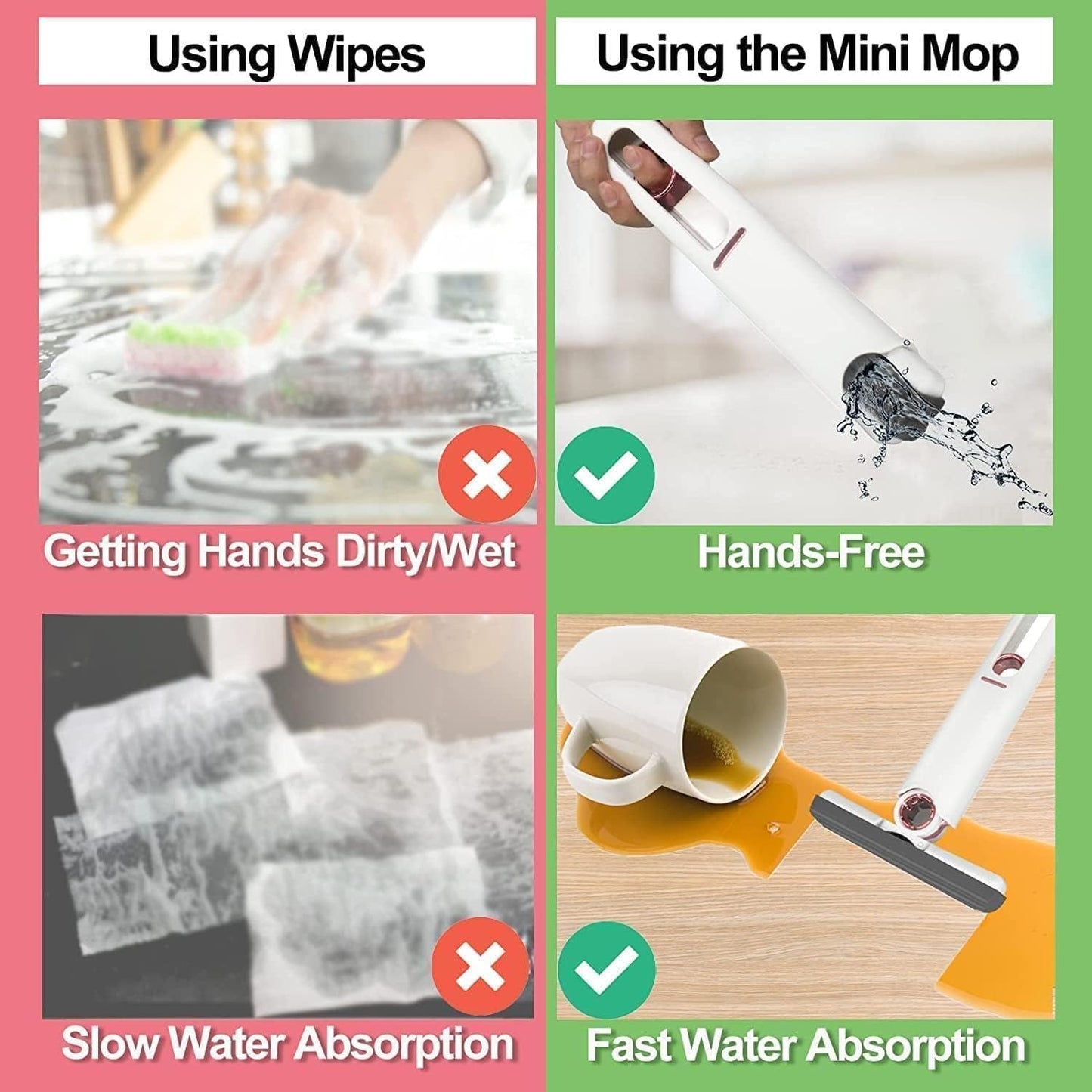 SwiftClean Mop Smart Kitchen Mop