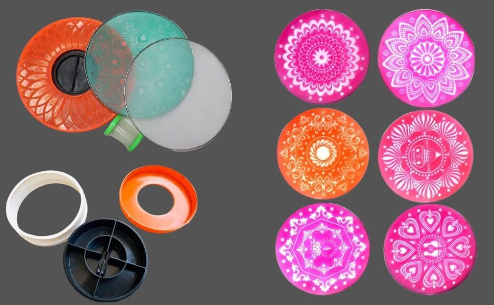 Rangoli Kit . + Water Sensor Diya
