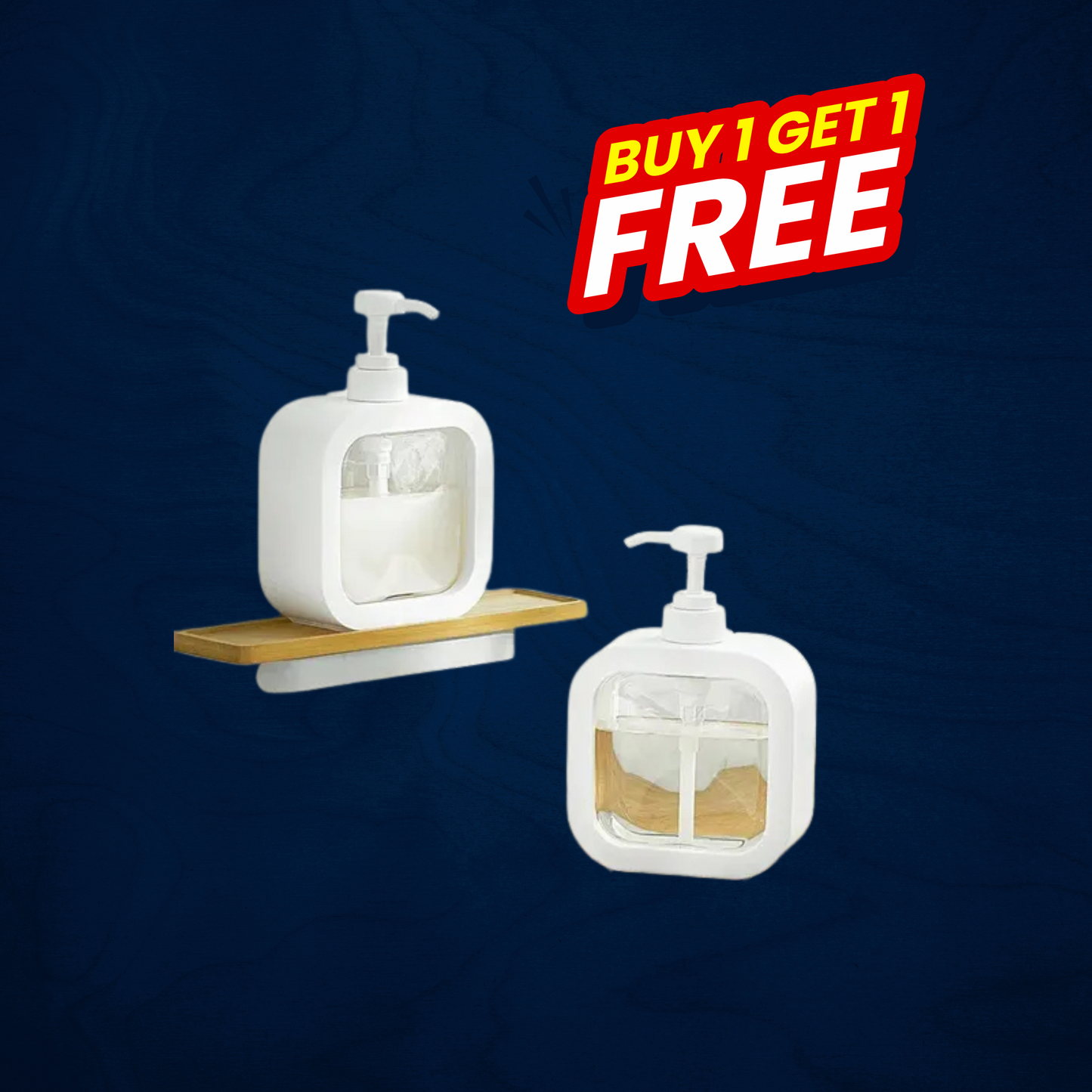 Buy 1 Get 1 FREE – Elegant Soap Dispenser for a Classy Sink Setup