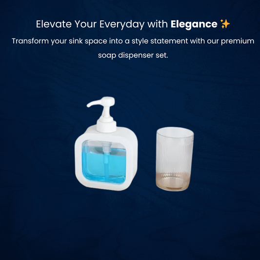 Buy 1 Get 1 FREE – Elegant Soap Dispenser for a Classy Sink Setup