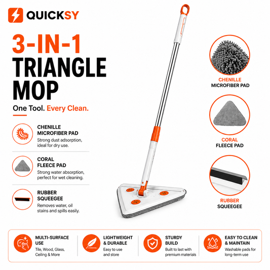 360° Triangle  Mop