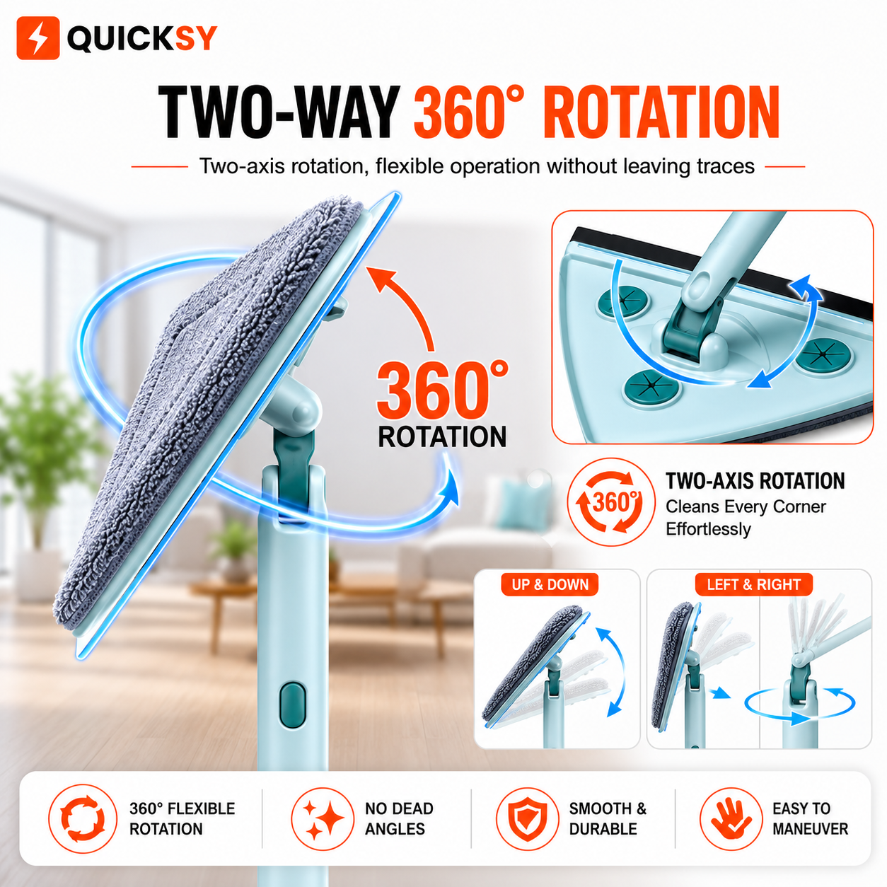 360° Triangle  Mop
