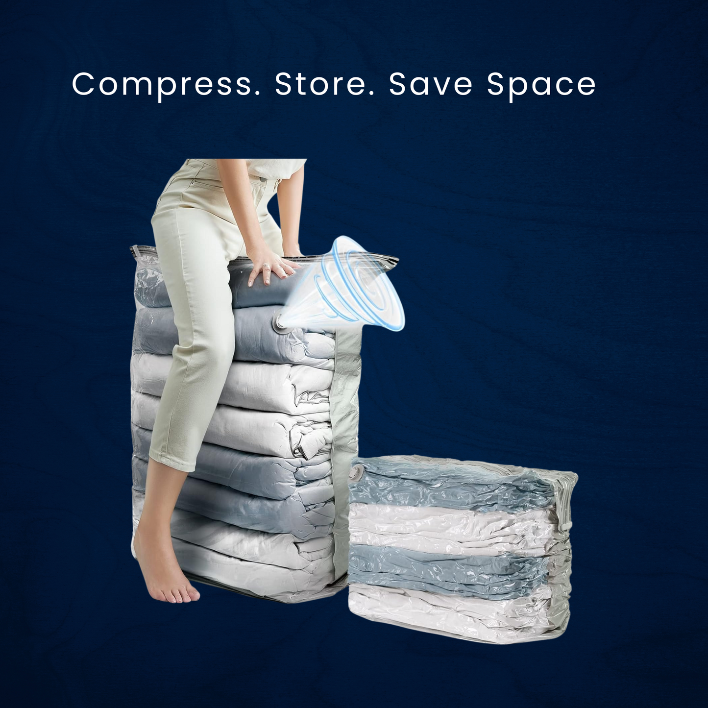 Vacuum Storage Bags – Save 80% Space Instantly!