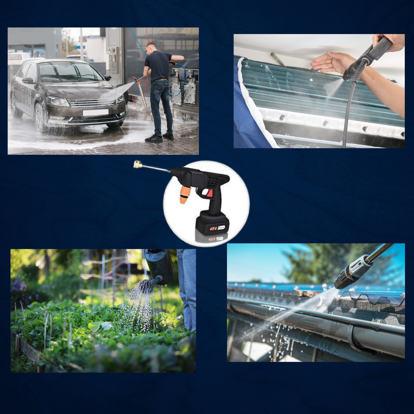 High-Pressure Water Spray Guns