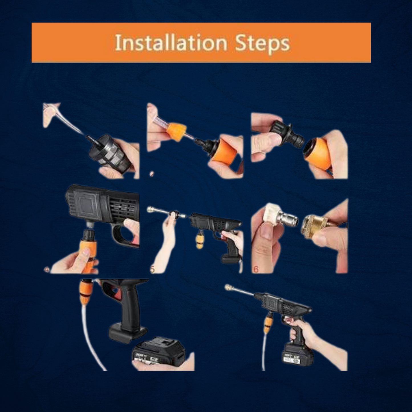 High-Pressure Water Spray Guns