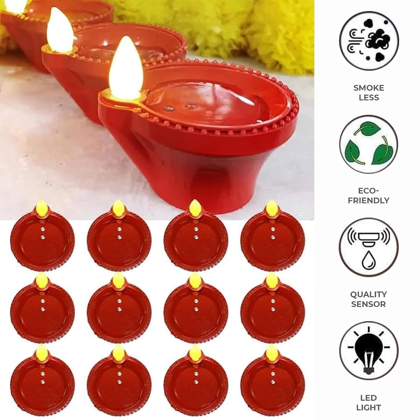 Rangoli Kit . + Water Sensor Diya